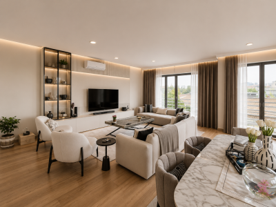 Modern Şık Yaşam Alanı